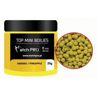 Match Pro Top Mini Boilies Drilled Pineapple 8mm